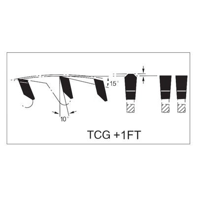 TCG Tungsten Carbide Tipped Saw Blade For Veneer Board Laminated Chipboard