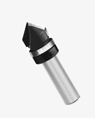 V-Groove Router Bits with Top Bearing for Clean Perfect Incisions, EN847-1 Compliant, Industrial Carbide Tips