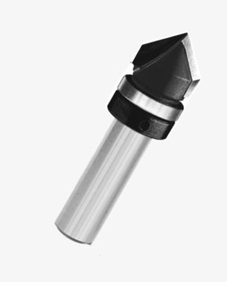 V-Groove Router Bits with Top Bearing for Clean Perfect Incisions, EN847-1 Compliant, Industrial Carbide Tips