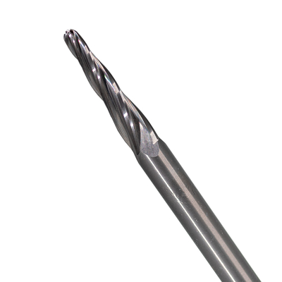 Three Flute 12.7mm Shank Dia CNC Carving Bit Carbide Spiral Upcut 3D Router Bit