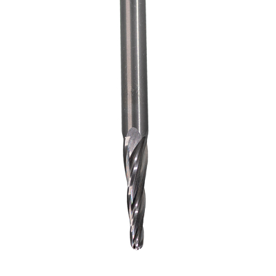 Three Flute 12.7mm Shank Dia CNC Carving Bit Carbide Spiral Upcut 3D Router Bit