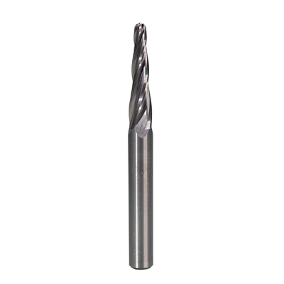Three Flute 12.7mm Shank Dia CNC Carving Bit Carbide Spiral Upcut 3D Router Bit