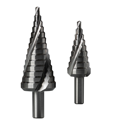 3 Flute HSS Step Drill Bit High Speed Steel Step Bit M2 M2Al Three Spiral Flute