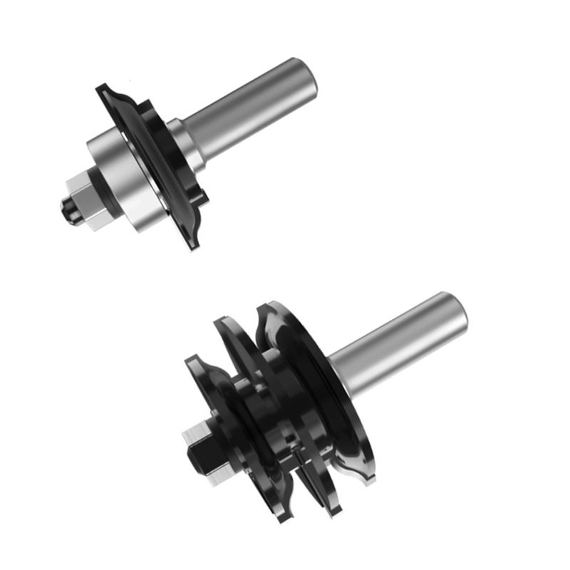Dia 11/4 Ogee Rail And Stile Router Bits For Doors With Glass