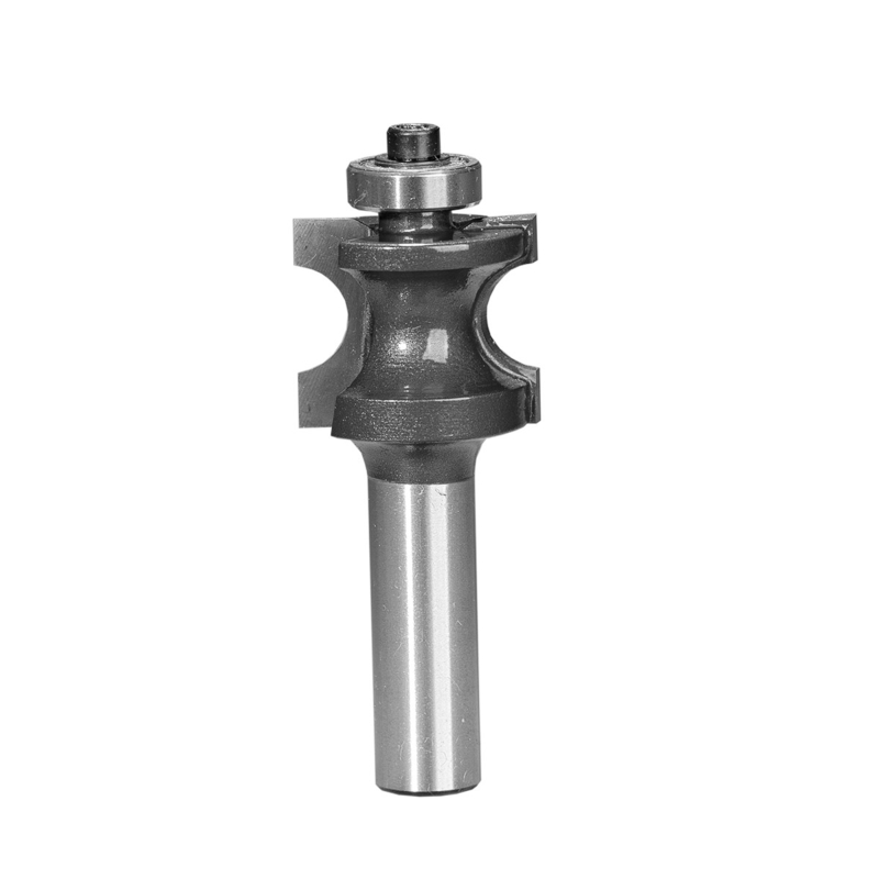 Tungsten Carbide Bullnose Router Bit With Bearing Guide Full Round Edge